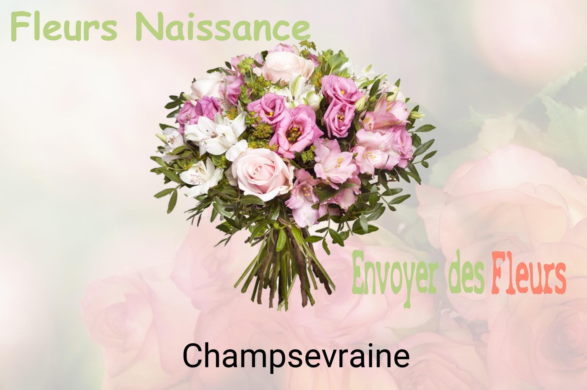 Bouquet de fleurs de naissance livré à Champsevraine