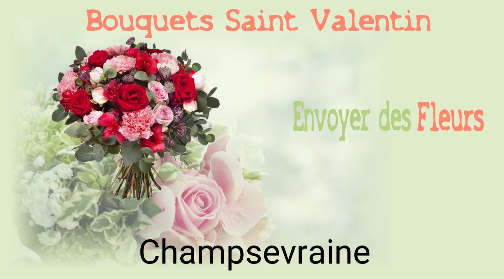 Roses de Saint-Valentin livrées à Champsevraine